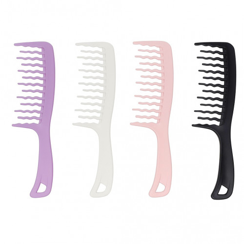 1754762692-Wavey20Teeth20Comb-500x500-1.jpg مشط بأسنان متموجة لتفكيك التشابك - الصورة 1
